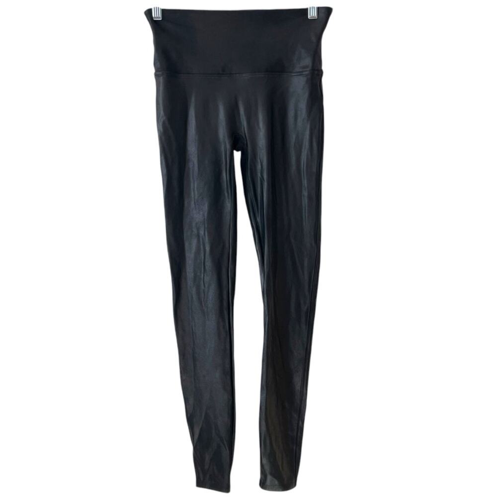 Spanx Faux Leather Leggings | Black | Large